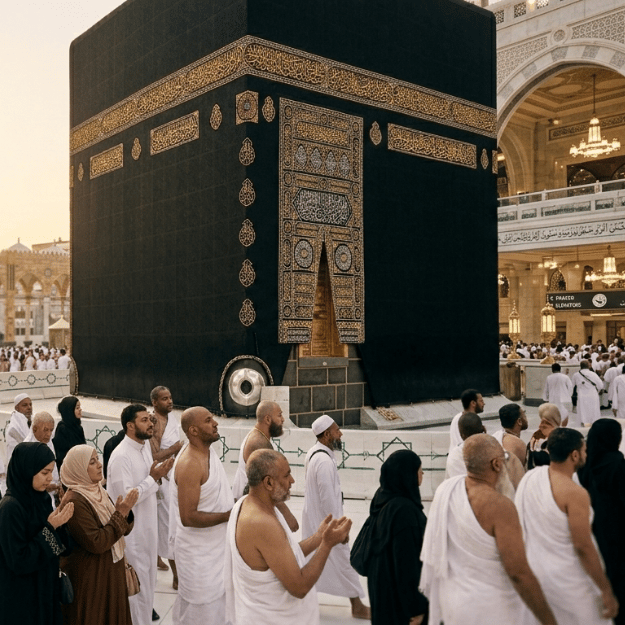 الوصول وأداء مناسك العمرة